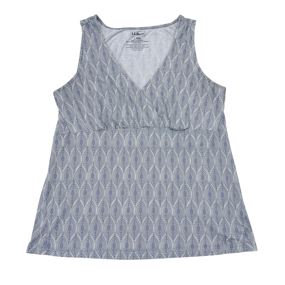 LL Bean Tank Top Womens Size Large Sleeveless Athleisure Hiking‎ Travel Camping